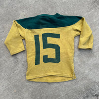 1960’s Yellow/Green Kids Prep-Togs Water Print Sweatshirt
