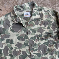 1960’s Black Sheep Hunting Camo Loop Collar Shirt Large