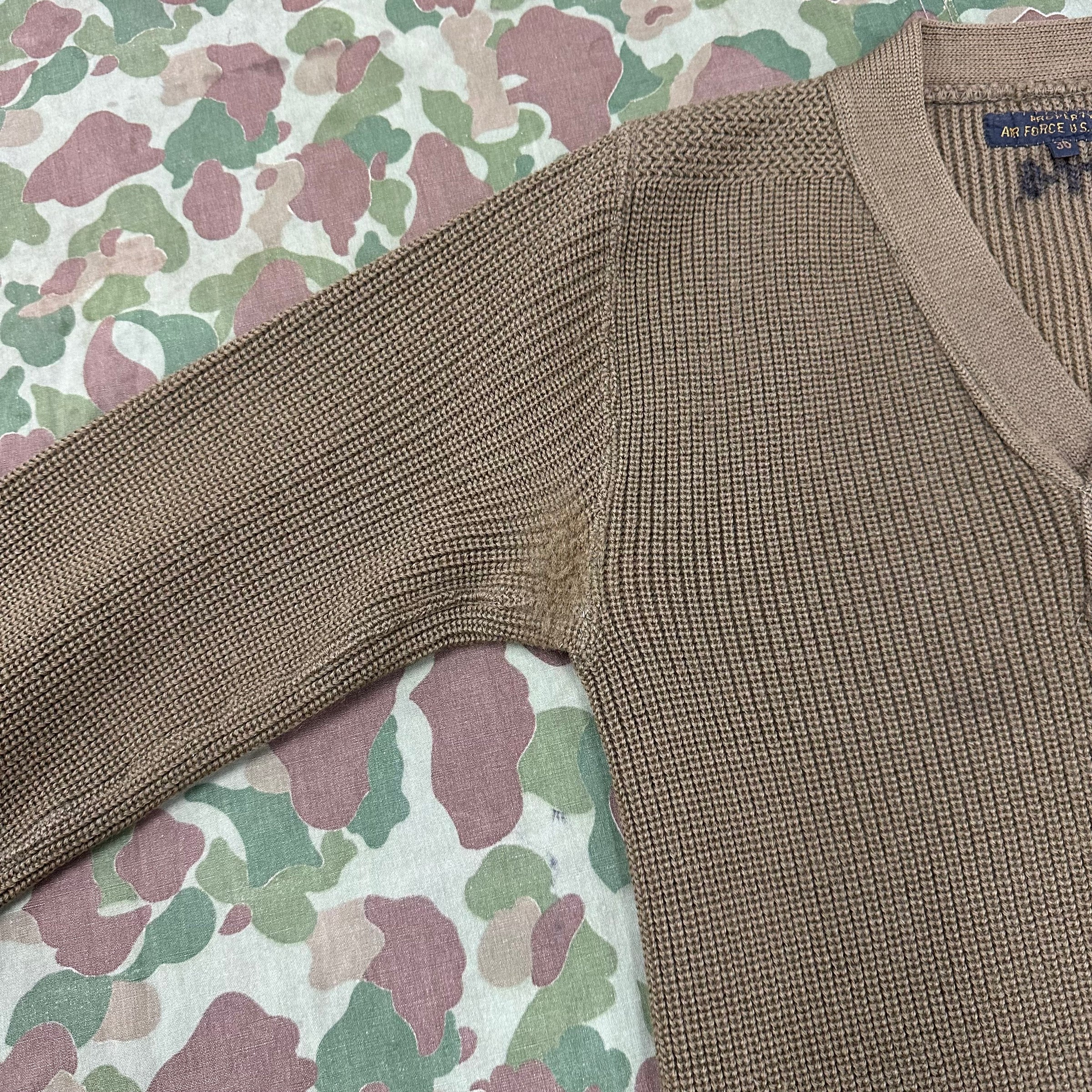 1940’s WWII USAAF A-1 Mechanics Sweater Size 36
