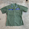 1960’s USAF Tailor Made Ripstop Fatigue Shirt 22.5” Chest