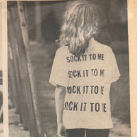 1960’s Sock it to Me Cotton Turtleneck T-Shirt Small