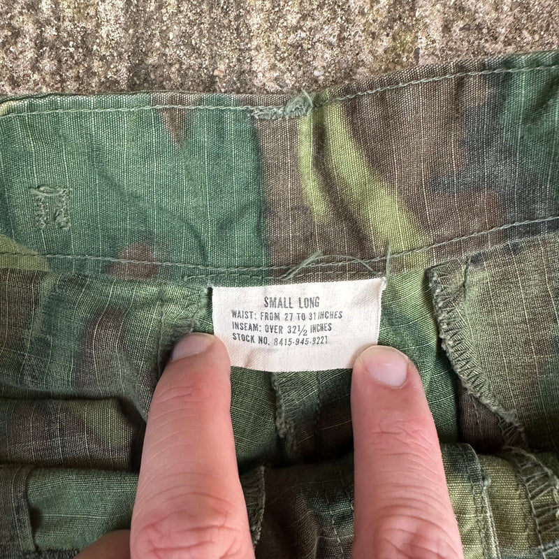 1960’s Vietnam War ERDL Camo Jungle Pants Small Long