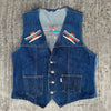 1970’s/80’s Levi’s Fresh Produce Denim Vest S/M