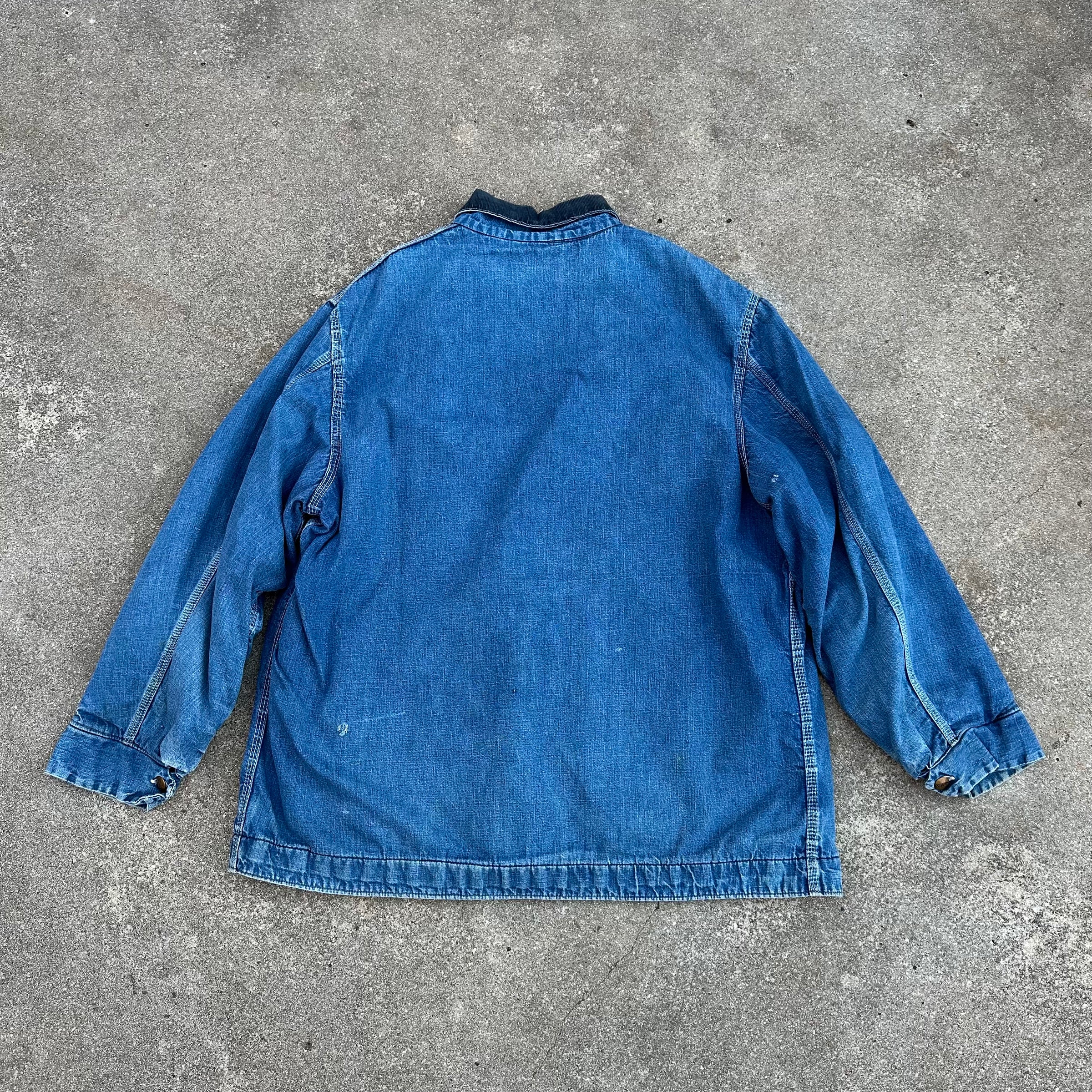 1970’s Sears Blanket Lined Denim Chore Coat XXL