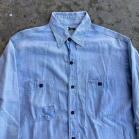 1940’s/50’s Sears Sanforized Chambray Work Shirt Medium