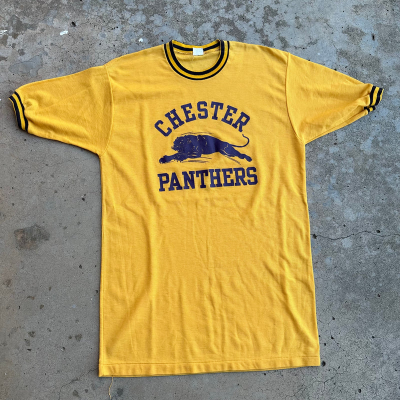 1970’s/80’s Chester Panthers Ringer T-Shirt Medium