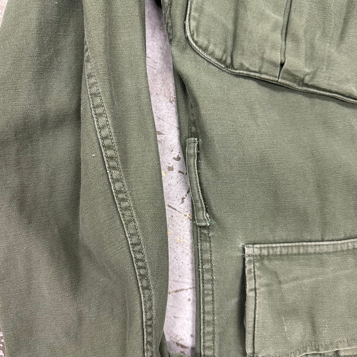 1960’s Vietnam War Experimental Test Sample Sateen Temperate Jungle Jacket Size 38R