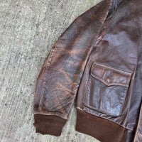 1940’s WWII Named A-2 Leather Flight Jacket