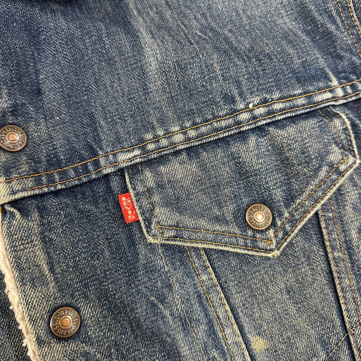 1970’s Levi’s Sherpa Lined Denim Jacket Size 44