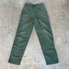 1950/60's First Pattern OG-107 Fatigue Pants 26” - 29” x 30”