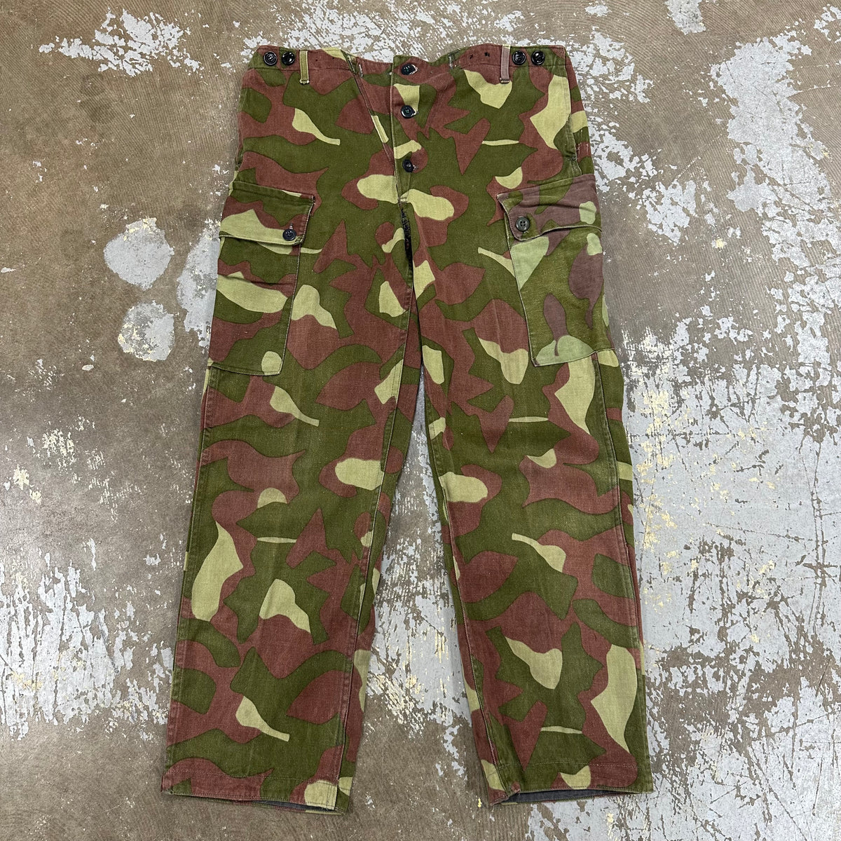 1960’s/70’s Finnish M62 Camo Pants 36” Waist