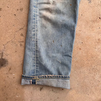 1960’s Half Selvedge Lee Riders Denim Jeans 35” x 28”