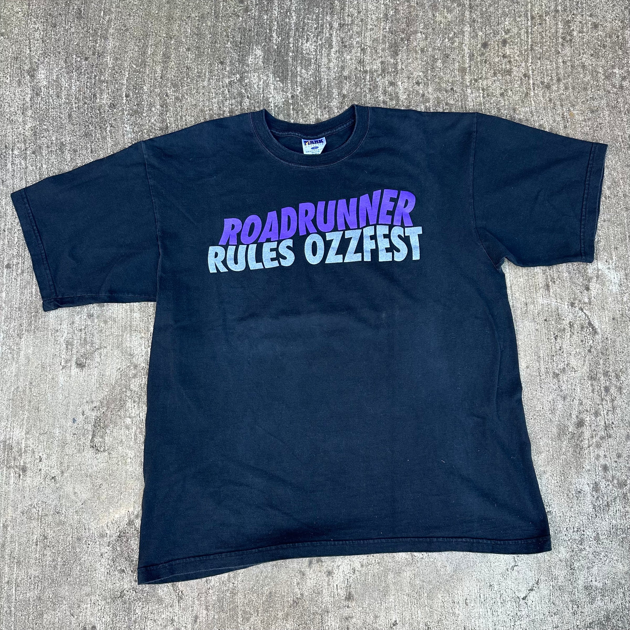 1997 Roadrunner Rules Ozzfest Promo T-Shirt XL