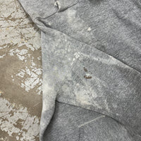 1960’s/70’s Russell Athletic Thrashed Grey Hooded Sweatshirt XL