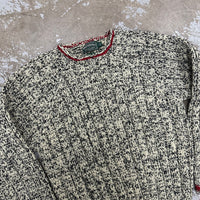 1990’s Polo Country Hand Knit Wool Sweater Medium