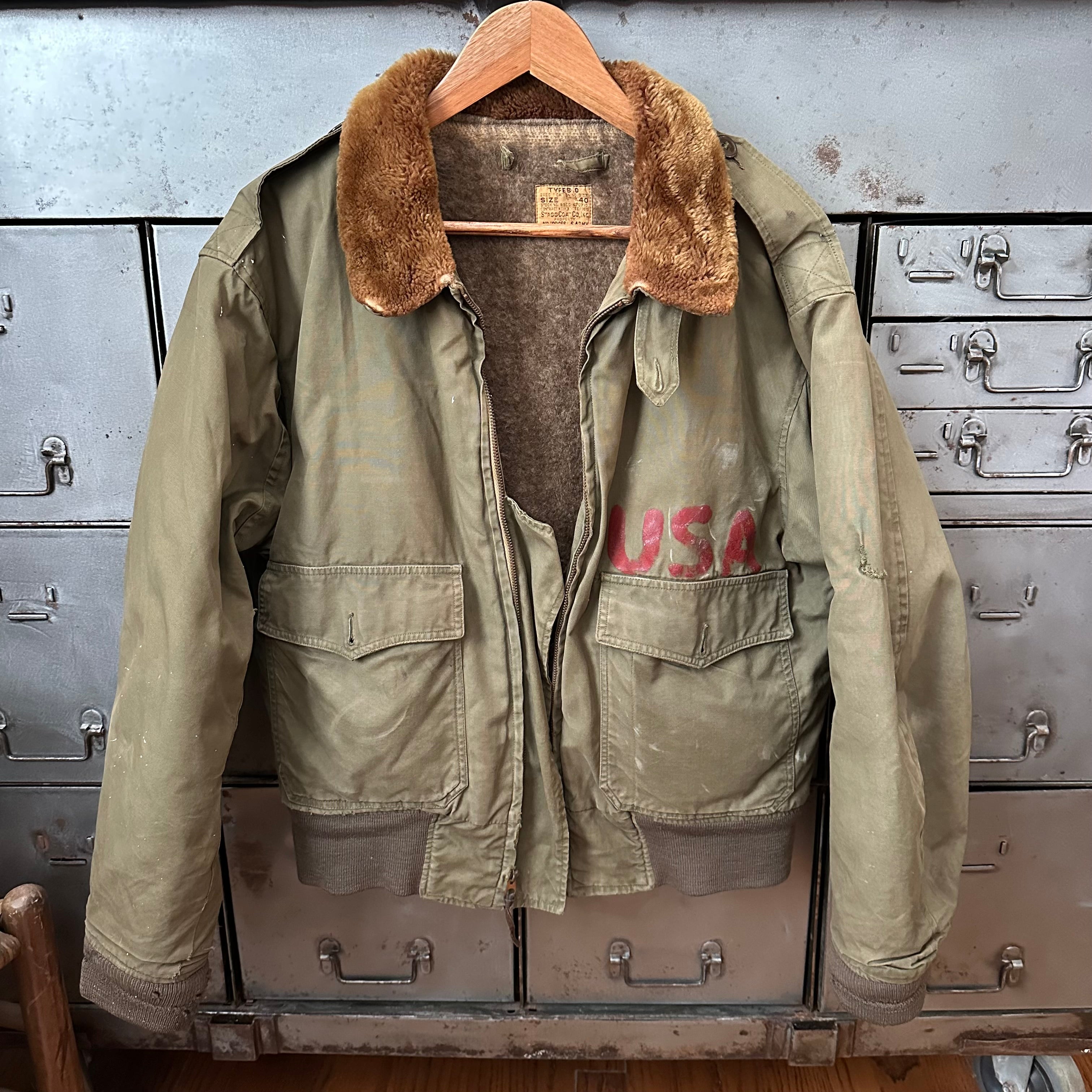 1940's WWII POW B-10 Flight Jacket Size 40 – Little Chum Vintage