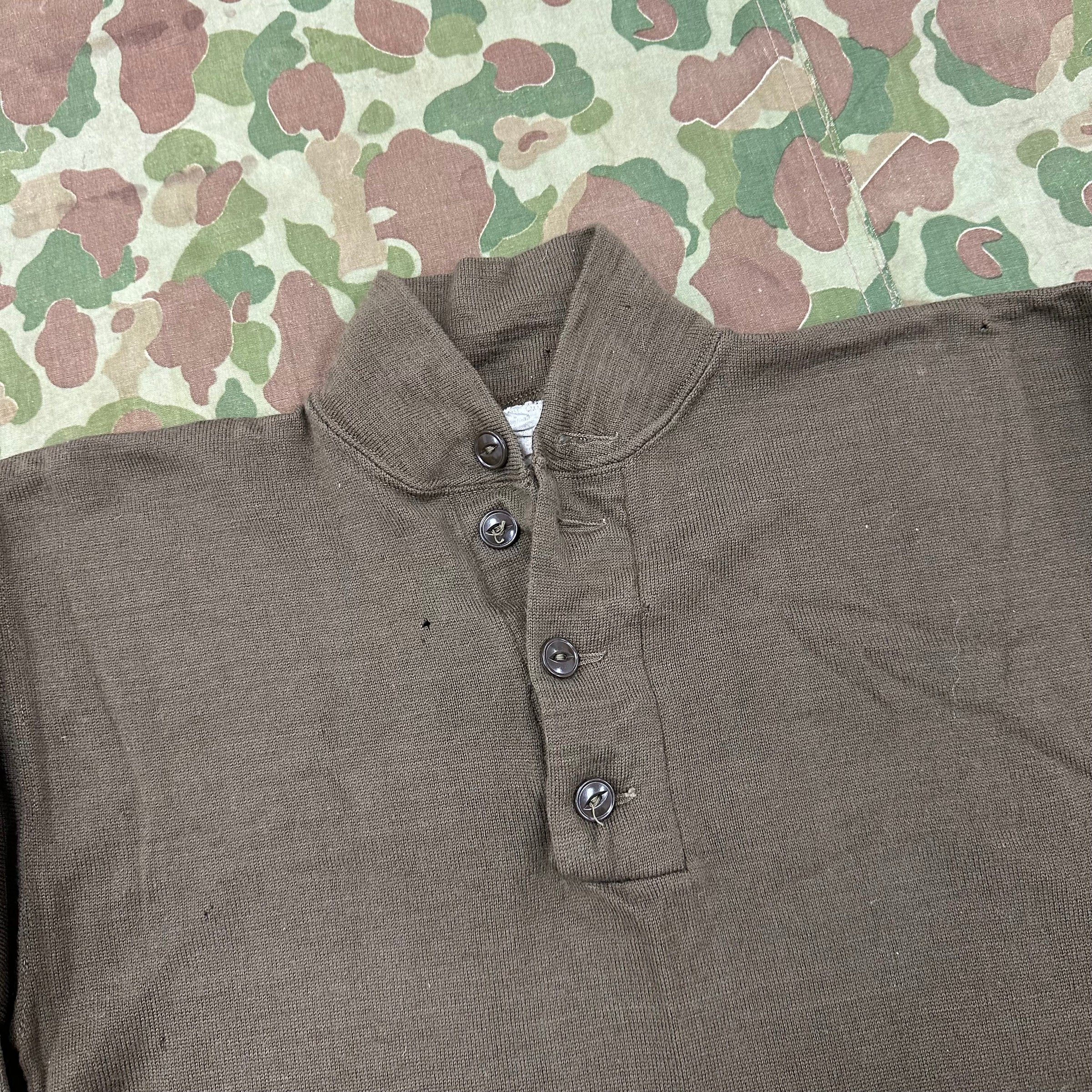 1940’s WWII 10th Mountain Jungle Sweater Size Small