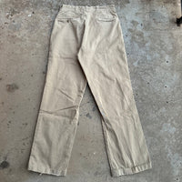 1950’s Reeves Army Twill Cotton Khaki Work Pants 29” Waist
