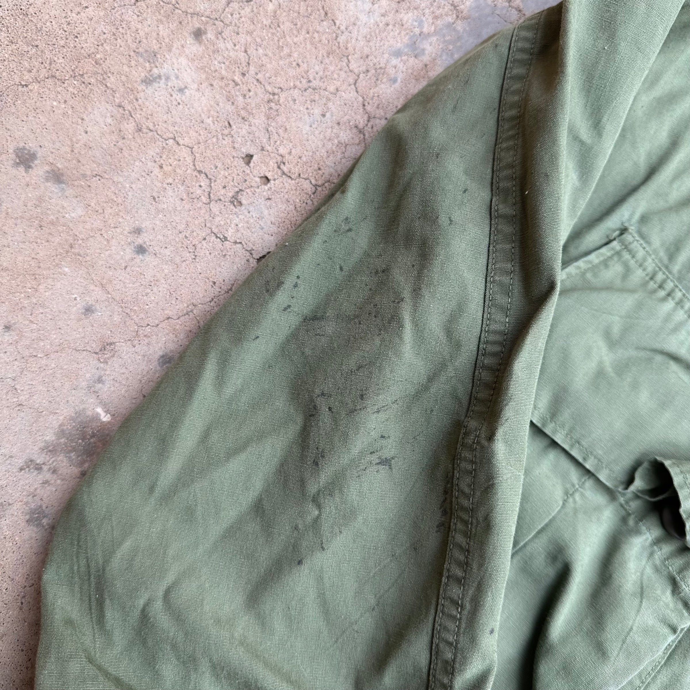 1960’s Vietnam War Poplin Jungle Jacket Small Short