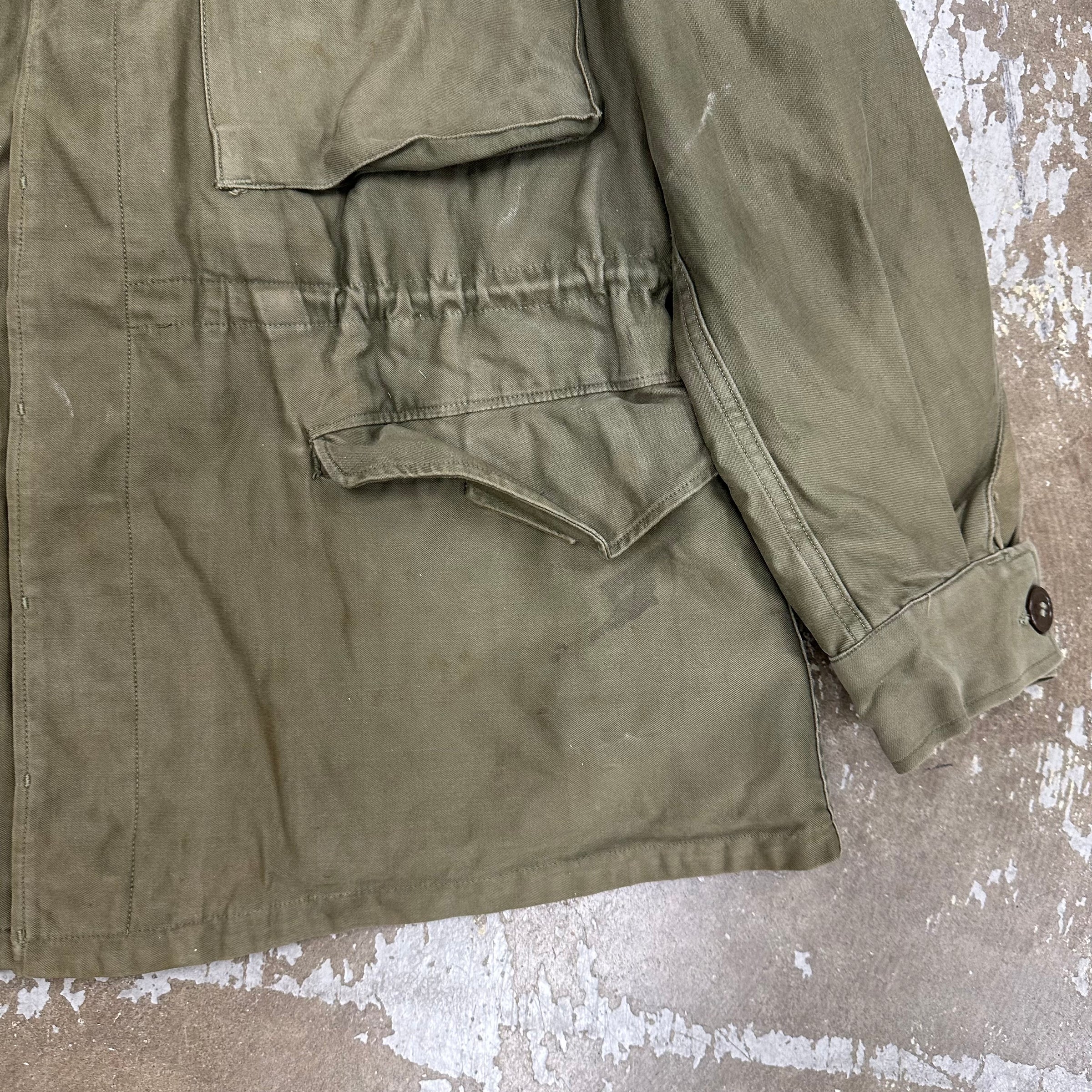 1940’s Patched M-43 Field Jacket Size 38R