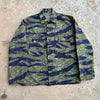 1960’s Vietnam War TO78 Okinawa Tiger Stripe Camo Shirt A-L