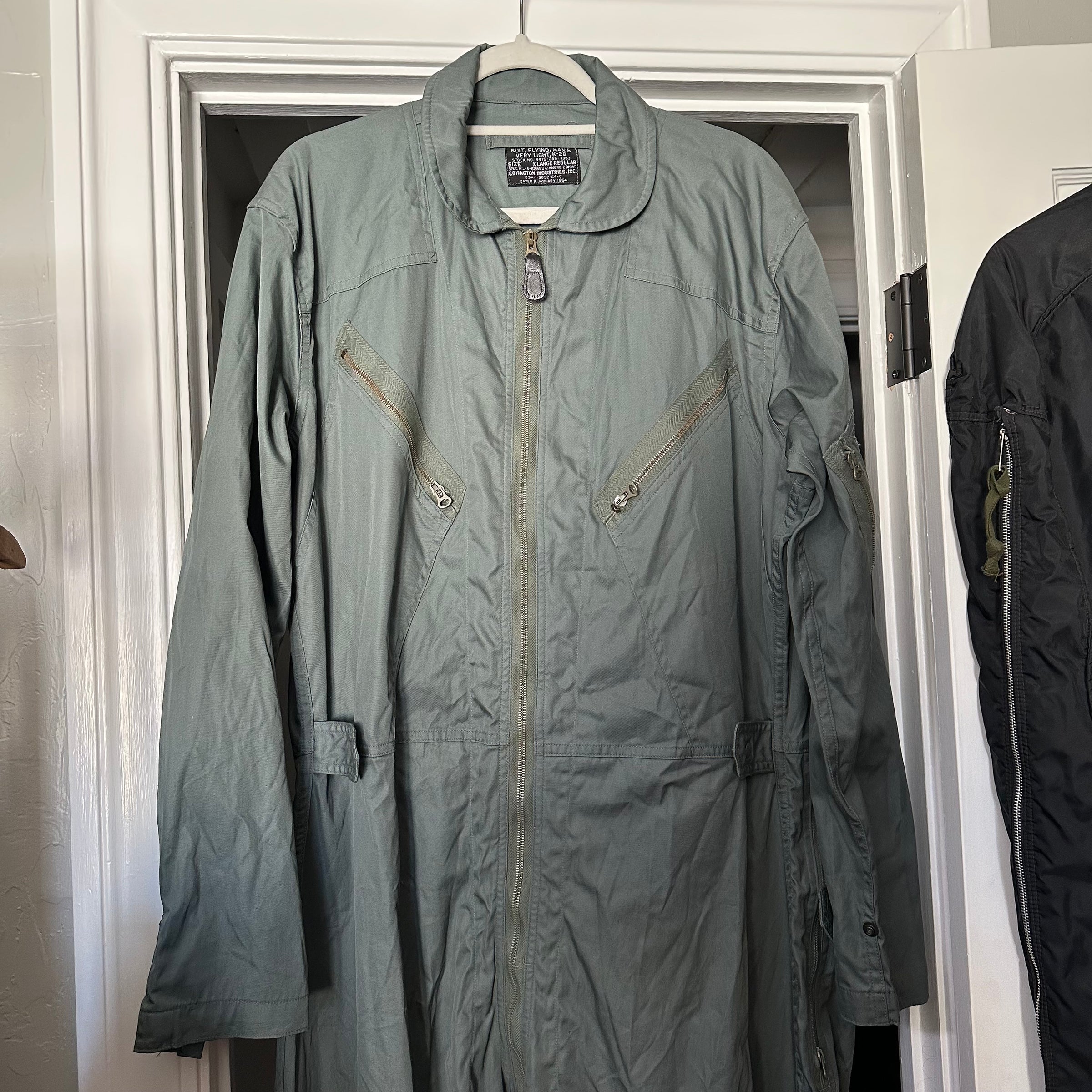 1960’s Deadstock K-2B Very Light Flight Suit XL Regular