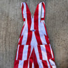 1970’s Big Smith Striped Red/White Overalls 30” x 28”