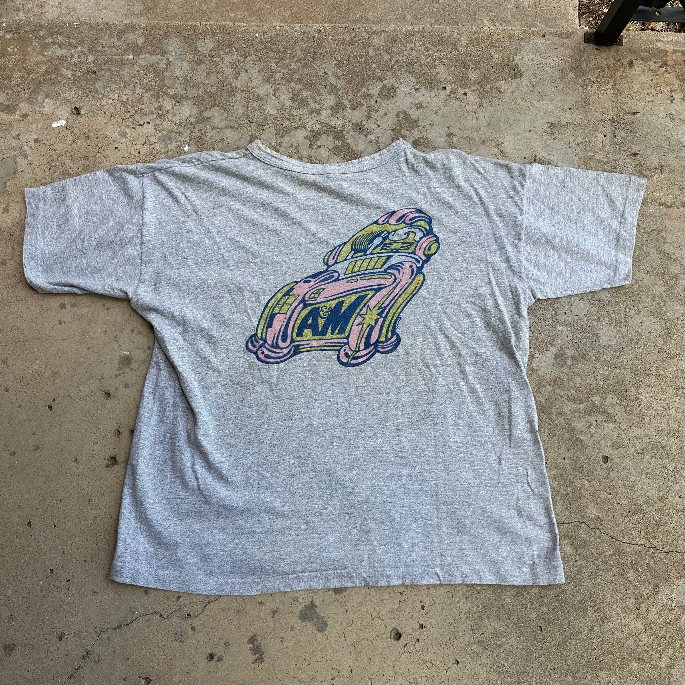 1970’s A&M Records Champion Blue Bar T-Shirt XL