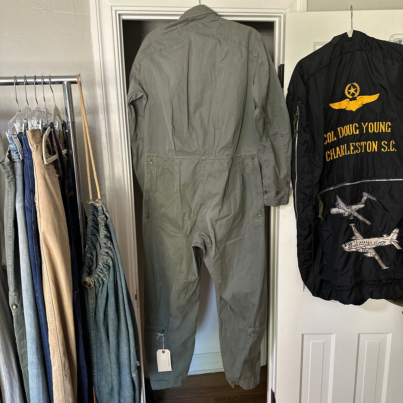 1970’s Vietnam War MAC-V Patched K-2B Very Light Flight Suit Medium Long