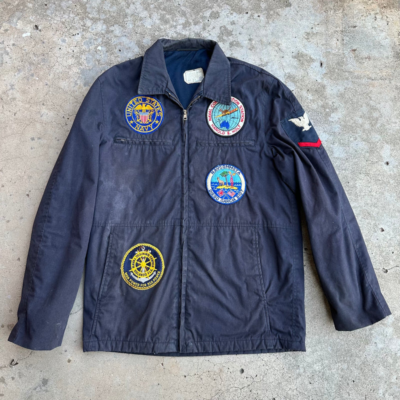 1970’s Patched USN Utility Jacket Size 38L