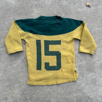 1960’s Yellow/Green Kids Prep-Togs Water Print Sweatshirt