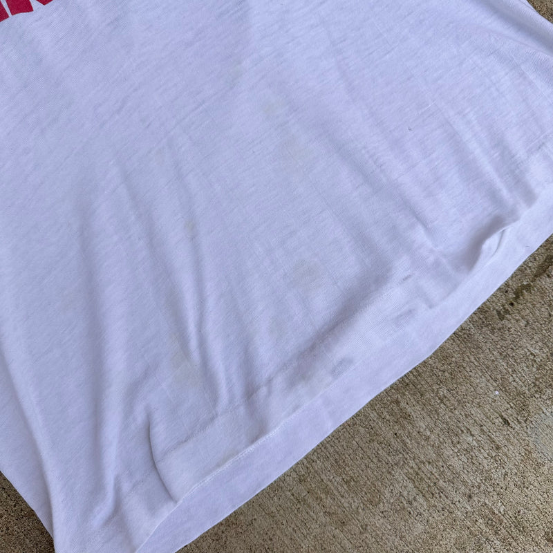 1970’s Velva Sheen US Marines Ringer T-Shirt Medium