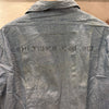 1940’s Stenciled WWII USN Chambray Shirt Large 22.5” Chest