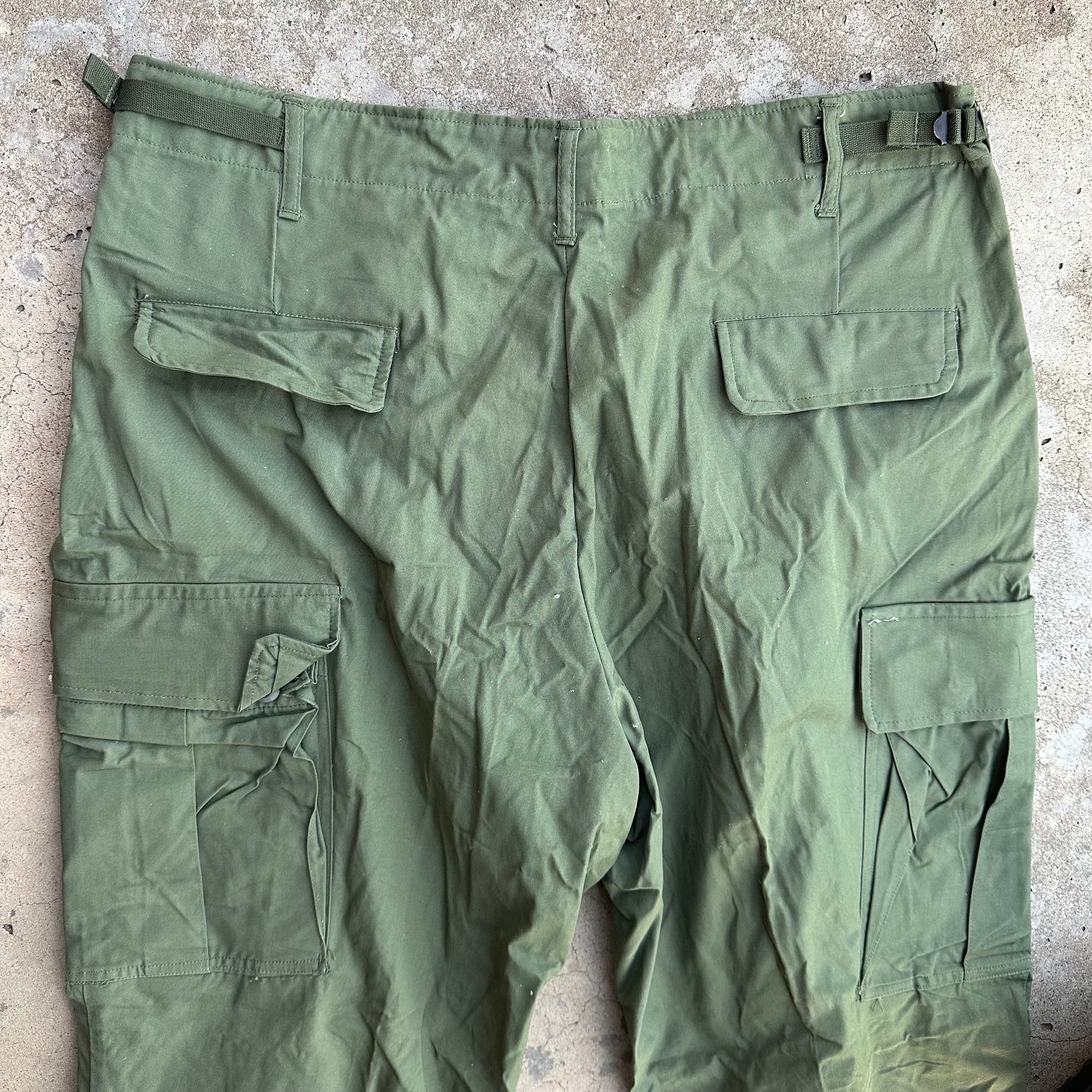 1960’s Deadstock Vietnam War Poplin Jungle Pants Large Regular