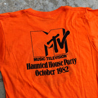 1982 MTV Haunted House Party T-Shirt Medium