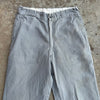 1950’s Anthony’s Buckhide Grey Sailcloth Cotton Work Pants 28” Waist