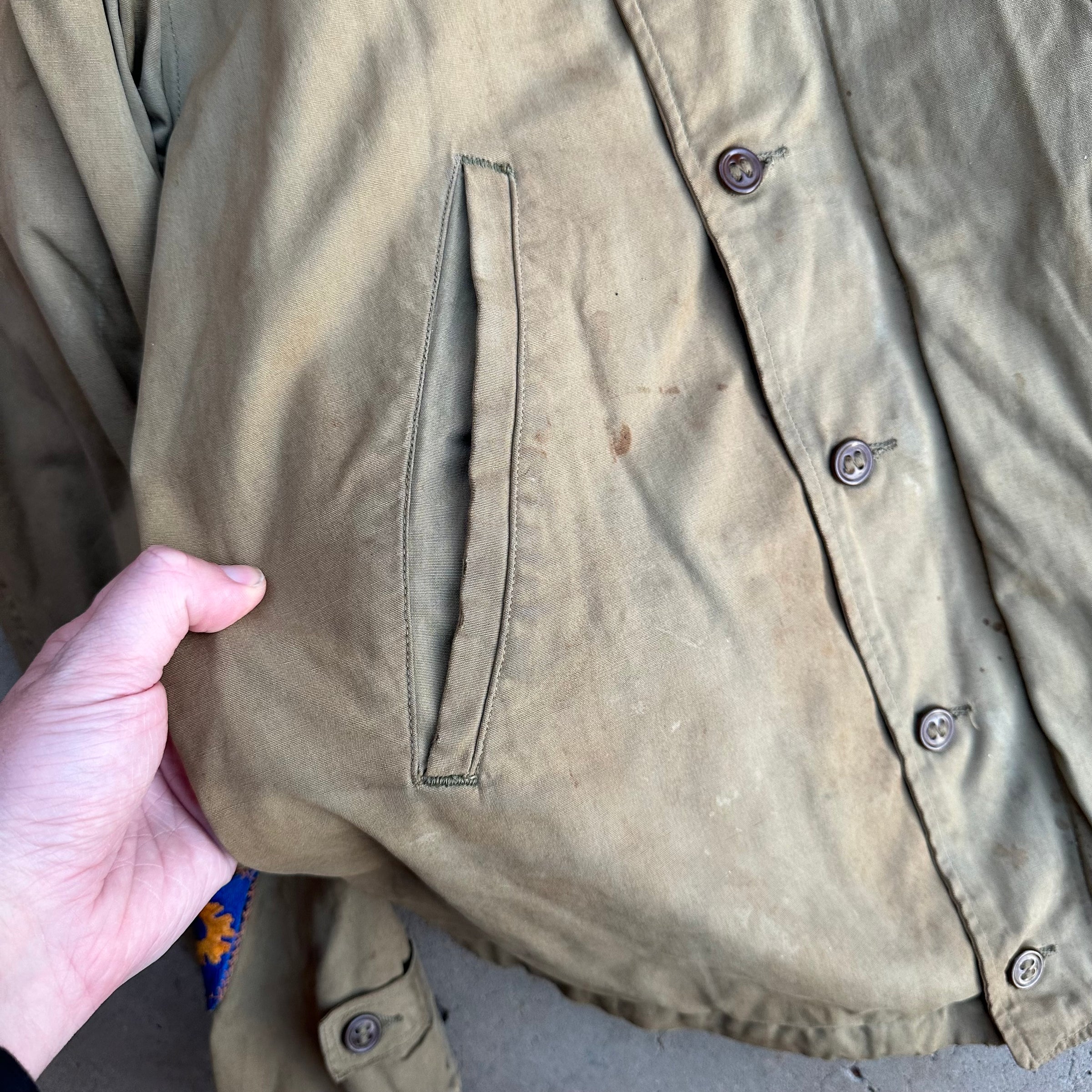 1940’s WWII Painted M-41 Field Jacket