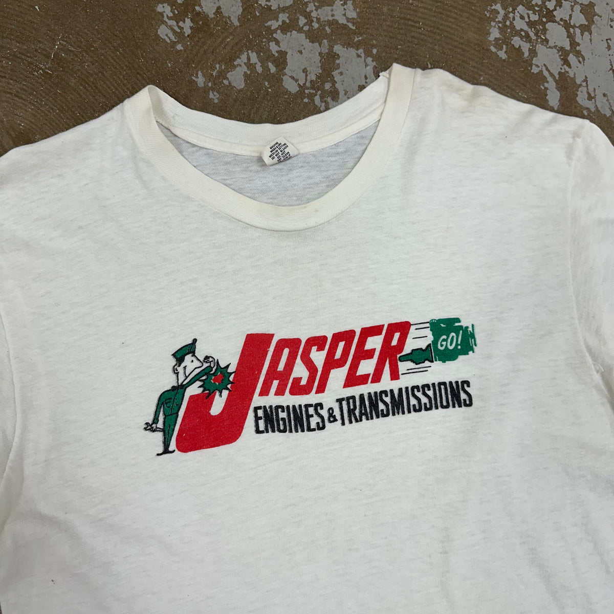 1970’s Jasper Engines Water Print T-Shirt Medium