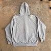 1970’s Waffle Lined Grey Full Zip Hooded Sweatshirt 24” Chest