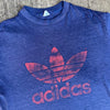 1980’s Paper Thin Navy Adidas T-Shirt Large