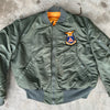 1960’s Patched MA-1 Flight Jacket Large
