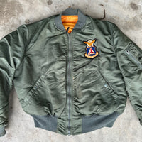 1960’s Patched MA-1 Flight Jacket Large