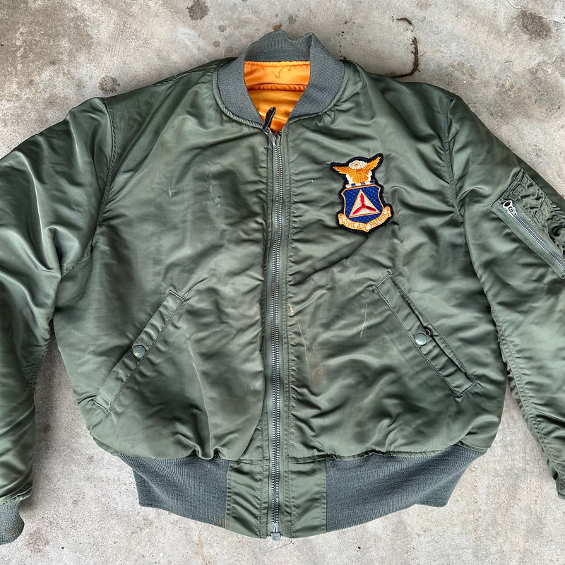 1960’s Patched MA-1 Flight Jacket Large