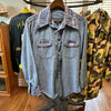 1970’s Belle Starr Outlaw Chambray Western Shirt Medium