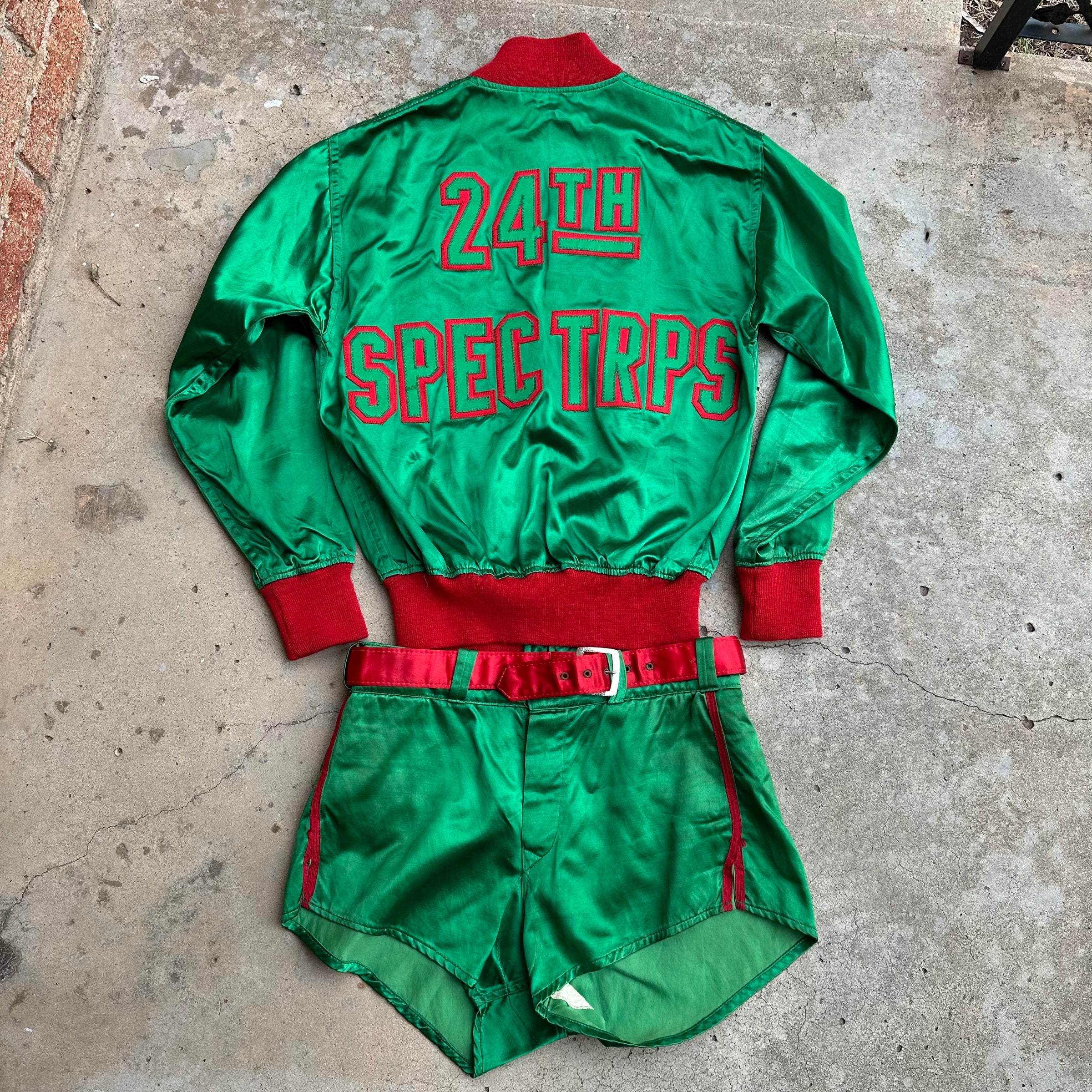 1940’s/50’s Satin Military Basketball Uniform Set