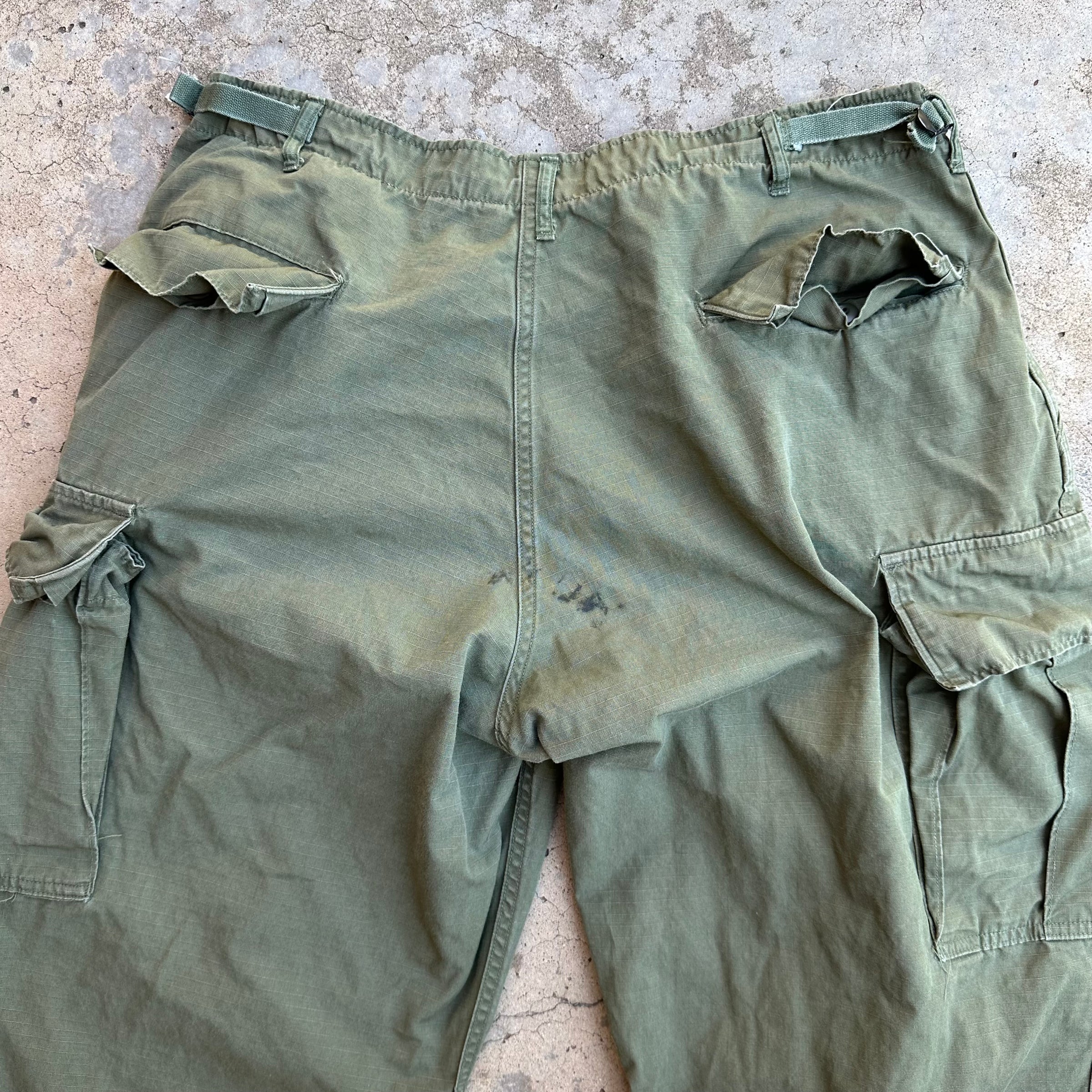 1960’s Vietnam War Ripstop Jungle Pants Large Regular