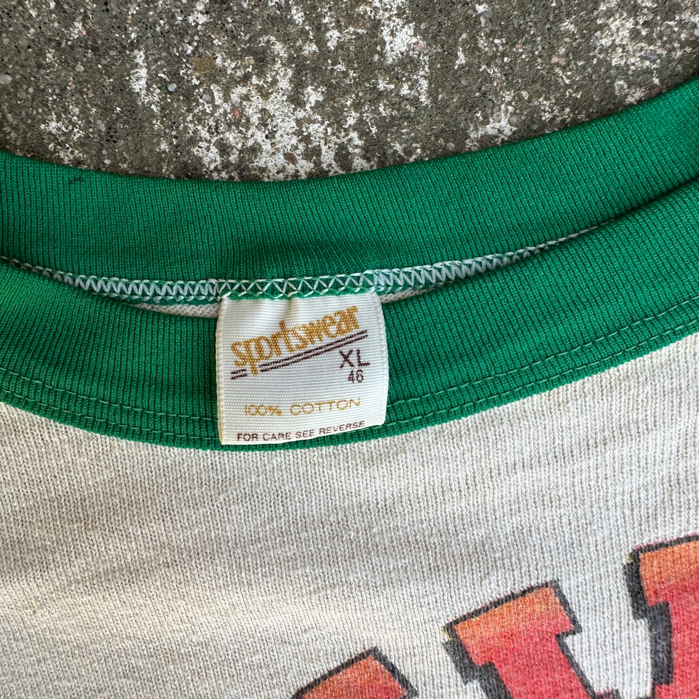 1970’s/80’s The T-Shirtery Print Shop Raglan Baseball T-Shirt XL