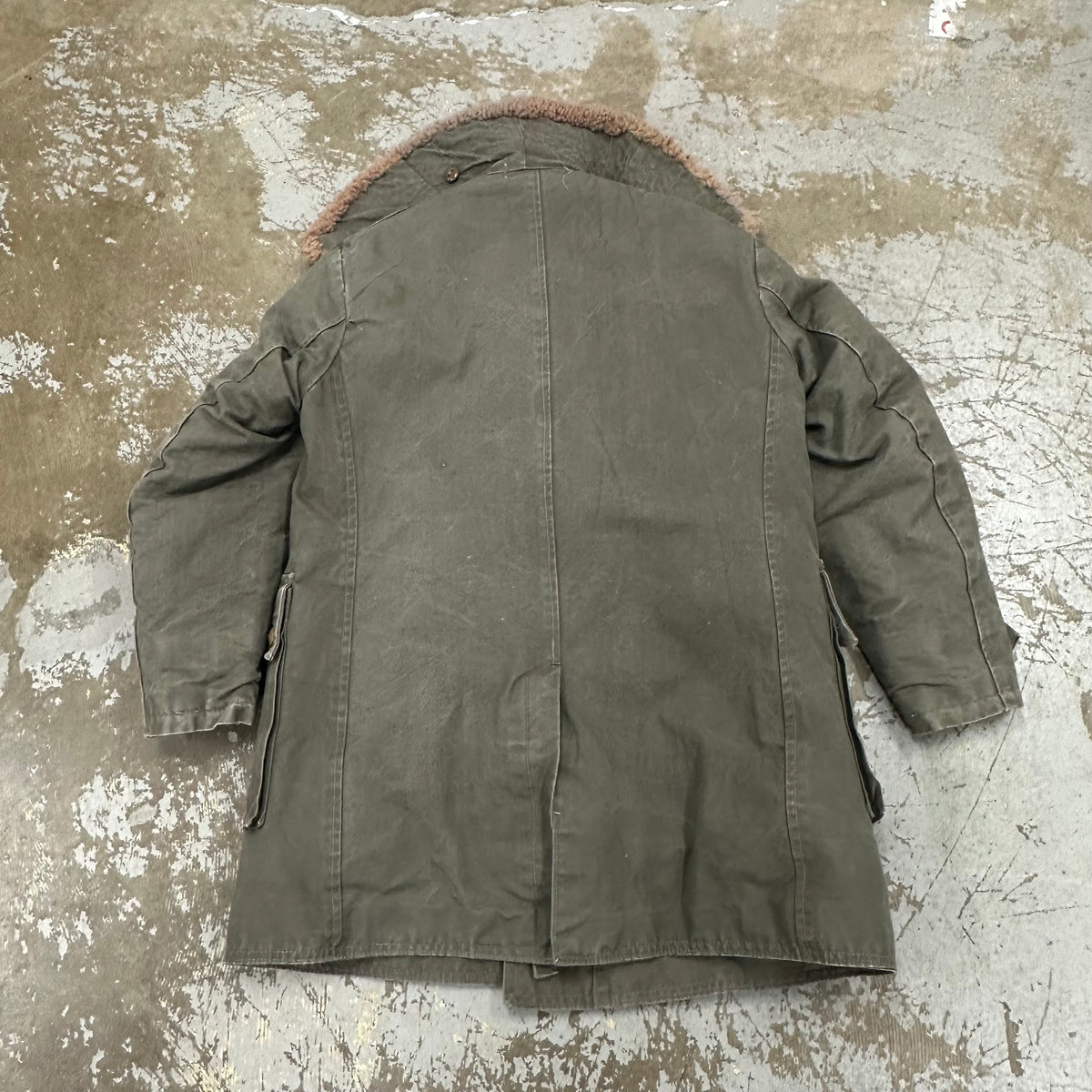 1940’s m/1944 livpäls Swedish Army Military Jacket 25.5” Chest