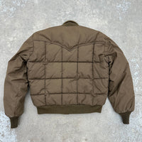 1970’s Tempco Goose Down Brown Western Jacket Large