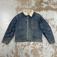 1970’s Levi’s Sherpa Lined Denim Jacket Size 44